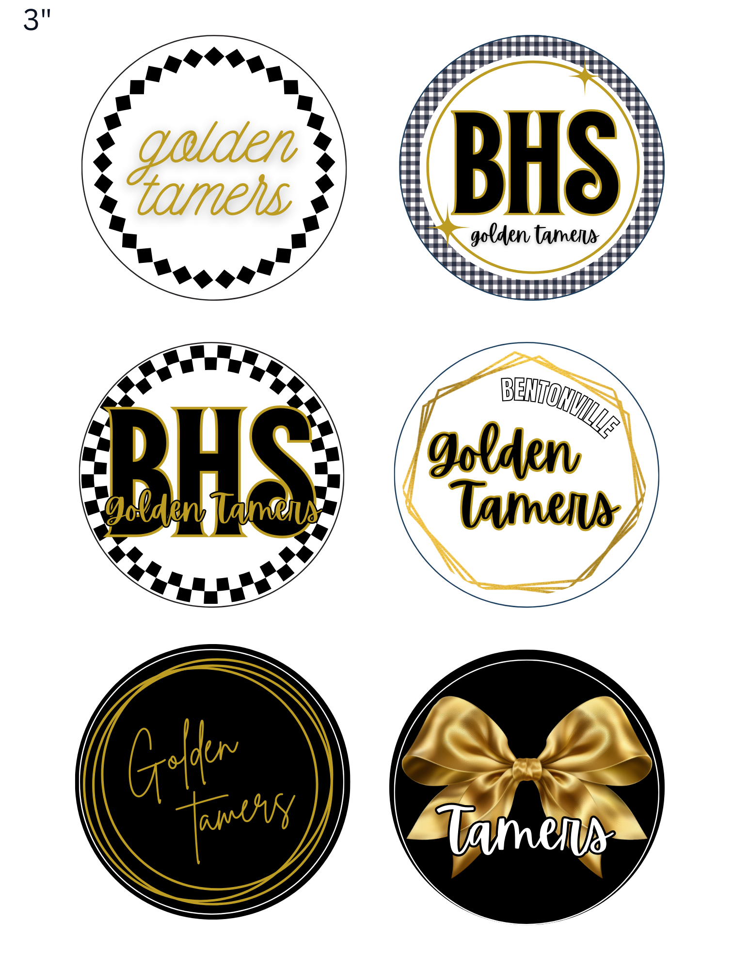 Golden Tamers Button